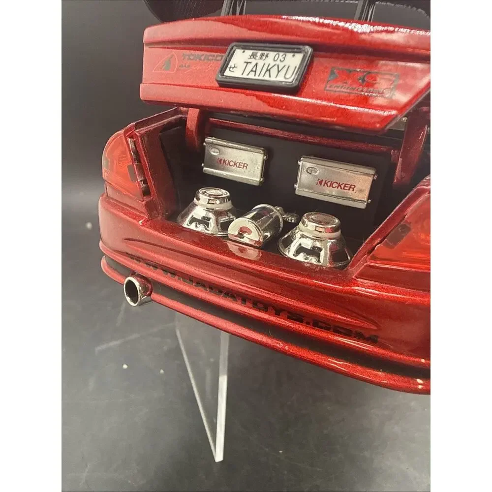 Jada Import Racer 1:24 Mitsubishi Lancer Evolution Diecast Red Veilside Evo RHD